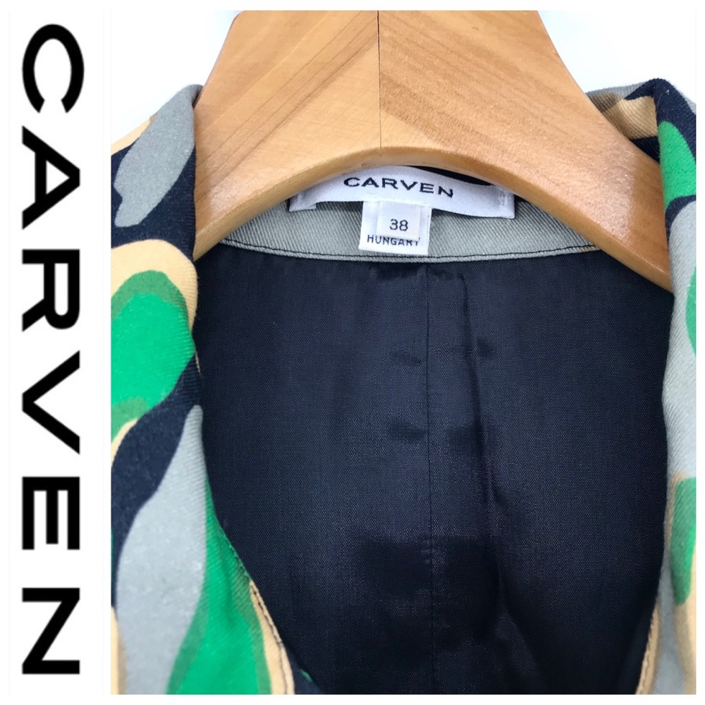 💕SALE💕 Carven Camouflage Shirt Dress - Picture 5 of 8